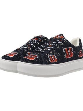 CINCINNATI BENGALS Crytal Team Colored Sneaker